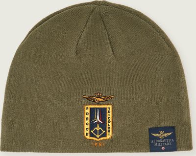 Czapka zimowa męska Aeronautica Militare ze sklepu: Gomez Fashion Store w kategorii: Czapki zimowe męskie - zdjęcie 874714-BD9-10338_AM265M000005433