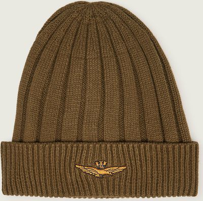 Czapka zimowa męska Aeronautica Militare ze sklepu: Gomez Fashion Store w kategorii: Czapki zimowe męskie - zdjęcie 874714-BD9-10338_AM265M000010041