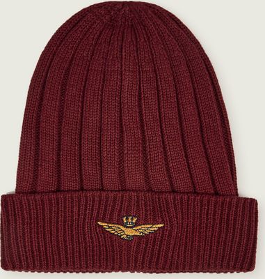 Czapka zimowa męska Aeronautica Militare ze sklepu: Gomez Fashion Store w kategorii: Czapki zimowe męskie - zdjęcie 874714-BD9-10338_AM265M000010508
