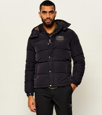 Kurtka męska jesienna Aeronautica Militare ze sklepu: Gomez Fashion Store w kategorii: Kurtki męskie - zdjęcie 874714-BD9-10338_AM265M000028004