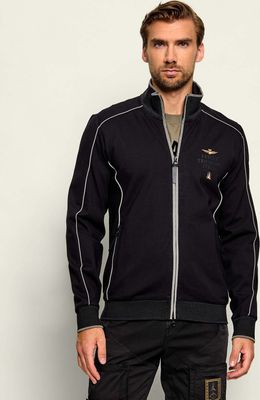 Bluza męska casual na jesień Aeronautica Militare ze sklepu: Gomez Fashion Store w kategorii: Bluzy męskie - zdjęcie 874714-BD9-10338_AM265M000041004