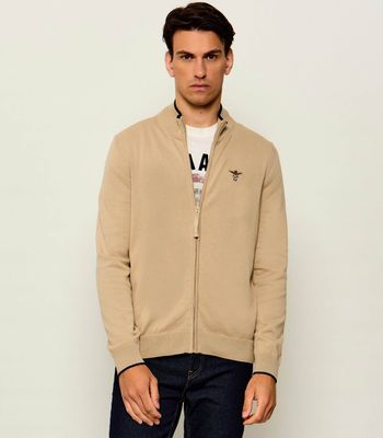 Sweter męski casual Aeronautica Militare ze sklepu: Gomez Fashion Store w kategorii: Swetry męskie - zdjęcie 874714-BD9-10338_AM265M000046476