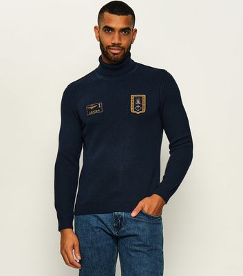 Aeronautica Militare - Sweter męski na zimę ze sklepu: Gomez Fashion Store w kategorii: Swetry męskie - zdjęcie 874714-BD9-10338_AM265M000049001