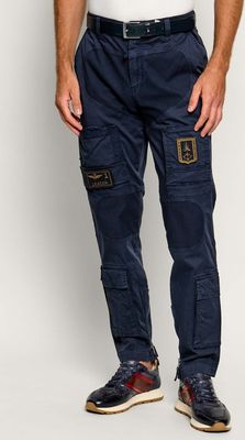 Spodnie męskie na jesień Aeronautica Militare ze sklepu: Gomez Fashion Store w kategorii: Spodnie męskie - zdjęcie 874714-BD9-10338_AM265M000057001
