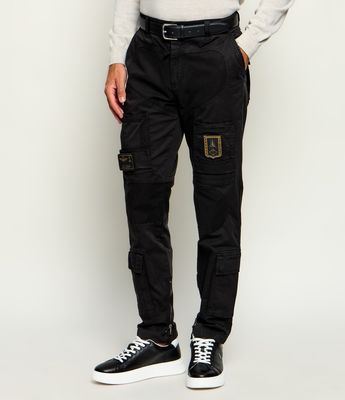 Spodnie męskie jesienne Aeronautica Militare ze sklepu: Gomez Fashion Store w kategorii: Spodnie męskie - zdjęcie 874714-BD9-10338_AM265M000057004