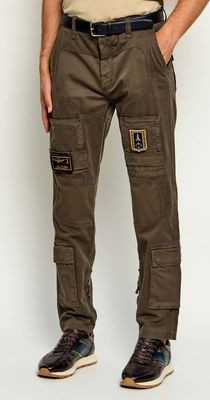 Spodnie męskie casual Aeronautica Militare ze sklepu: Gomez Fashion Store w kategorii: Spodnie męskie - zdjęcie 874714-BD9-10338_AM265M000059442