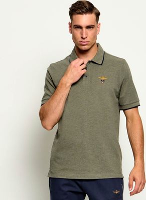 T-shirt męski na wiosnę Aeronautica Militare ze sklepu: Gomez Fashion Store w kategorii: T-shirty męskie - zdjęcie 874714-BD9-10338_AM265M000064490