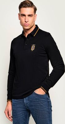 czarny T-shirt męski z długim rękawem casual Aeronautica Militare ze sklepu: Gomez Fashion Store w kategorii: T-shirty męskie