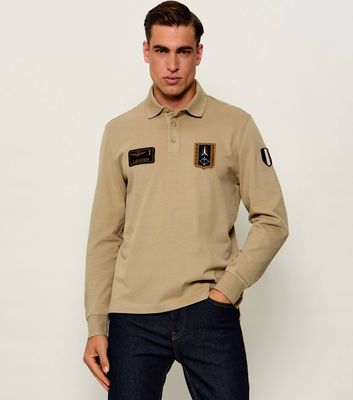 T-shirt męski casual jesienny Aeronautica Militare ze sklepu: Gomez Fashion Store w kategorii: T-shirty męskie - zdjęcie 874714-BD9-10338_AM265M000066476