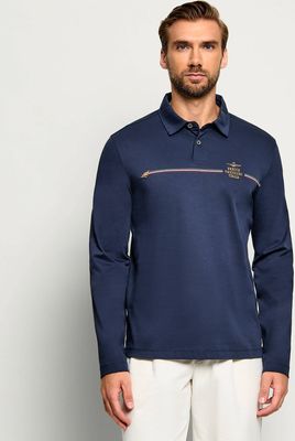 T-shirt męski casualowy Aeronautica Militare ze sklepu: Gomez Fashion Store w kategorii: T-shirty męskie - zdjęcie 874714-BD9-10338_AM265M000069001