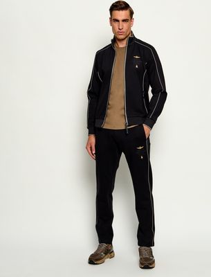 Dres męski Aeronautica Militare ze sklepu: Gomez Fashion Store w kategorii: Dresy męskie - zdjęcie 874714-BD9-10338_AM265M000070004
