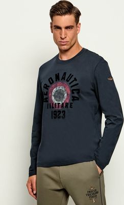 Aeronautica Militare - T-shirt męski ze sklepu: Gomez Fashion Store w kategorii: T-shirty męskie - zdjęcie 874714-BD9-10338_AM265M000074001