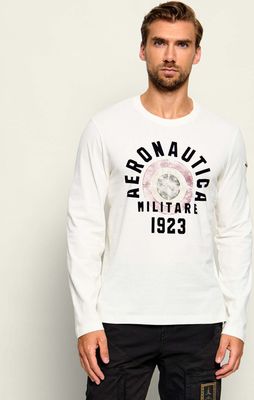 T-shirt męski Aeronautica Militare ze sklepu: Gomez Fashion Store w kategorii: T-shirty męskie - zdjęcie 874714-BD9-10338_AM265M000074002