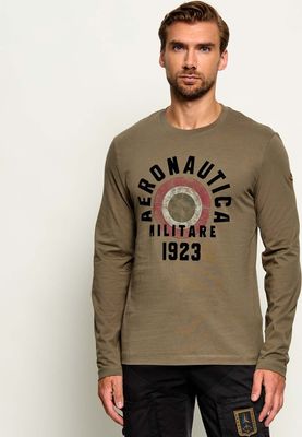 T-shirt męski wiosenny Aeronautica Militare ze sklepu: Gomez Fashion Store w kategorii: T-shirty męskie - zdjęcie 874714-BD9-10338_AM265M000074433