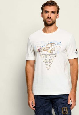 T-shirt męski Aeronautica Militare ze sklepu: Gomez Fashion Store w kategorii: T-shirty męskie - zdjęcie 874714-BD9-10338_AM265M000077002