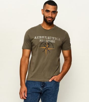 T-shirt męski Aeronautica Militare ze sklepu: Gomez Fashion Store w kategorii: T-shirty męskie - zdjęcie 874714-BD9-10338_AM265M000080433