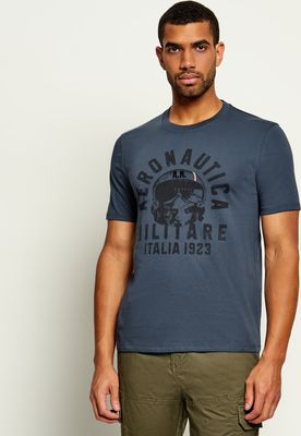 T-shirt męski młodzieżowy Aeronautica Militare ze sklepu: Gomez Fashion Store w kategorii: T-shirty męskie - zdjęcie 874714-BD9-10338_AM265M000082482