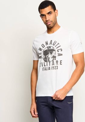 T-shirt męski młodzieżowy wiosenny Aeronautica Militare ze sklepu: Gomez Fashion Store w kategorii: T-shirty męskie