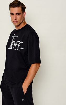 T-shirt męski młodzieżowy Off White ze sklepu: Gomez Fashion Store w kategorii: T-shirty męskie - zdjęcie 874714-BD9-10338_OF265M000004080