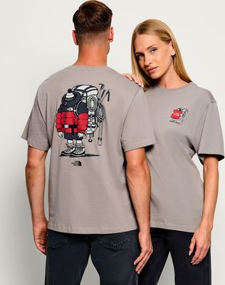 T-shirt męski sportowy w stylu młodzieżowym The North Face ze sklepu: Gomez Fashion Store w kategorii: T-shirty męskie - zdjęcie 874714-BD9-10338_NF265U000009016