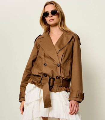 Płaszcz damski Ba&sh ze sklepu: Gomez Fashion Store w kategorii: Płaszcze damskie - zdjęcie 874714-BD9-10338_BH264W000001062