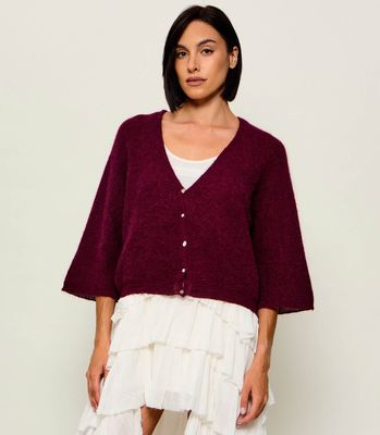 Ba&sh - Sweter damski ze sklepu: Gomez Fashion Store w kategorii: Swetry damskie - zdjęcie 874714-BD9-10338_BH264W000007005