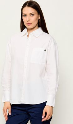 Koszula damska elegancka US Polo ASSN ze sklepu: Gomez Fashion Store w kategorii: Koszule damskie - zdjęcie 874714-BD9-10338_UO265W000010010