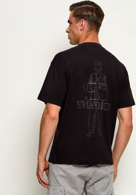 C.P. Company - T-shirt męski casual ze sklepu: Gomez Fashion Store w kategorii: T-shirty męskie - zdjęcie 874714-BD9-10338_CY264M000015999