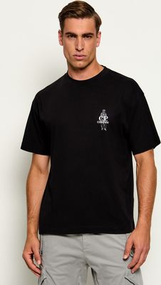 C.P. Company - T-shirt męski casual ze sklepu: Gomez Fashion Store w kategorii: T-shirty męskie - zdjęcie 874714-BD9-10338_CY264M000015999