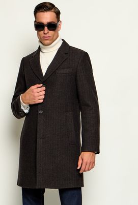 Płaszcz męski na jesień TIGER OF SWEDEN ze sklepu: Gomez Fashion Store w kategorii: Płaszcze męskie - zdjęcie 874714-BD9-10338_TG265M000031073
