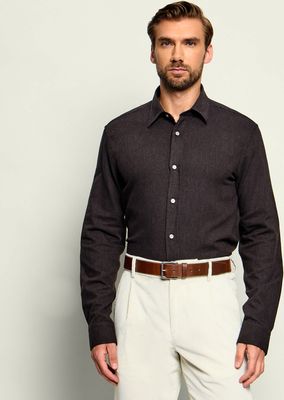 TIGER OF SWEDEN - Koszula męska jesienna ze sklepu: Gomez Fashion Store w kategorii: Koszule męskie - zdjęcie 874714-BD9-10338_TG265M000013059
