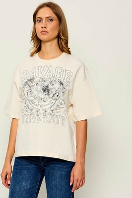 Bluzka damska młodzieżowa Just Cavalli ze sklepu: Gomez Fashion Store w kategorii: Bluzki damskie - zdjęcie 874714-BD9-10338_CA264W000024047
