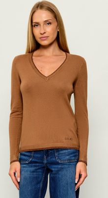 Sweter damski casual Liu Jo ze sklepu: Gomez Fashion Store w kategorii: Swetry damskie - zdjęcie 874714-BD9-10338_LJ264W00010519Q