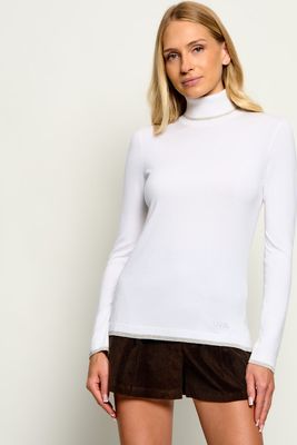 Liu Jo - Sweter damski ze sklepu: Gomez Fashion Store w kategorii: Swetry damskie - zdjęcie 874714-BD9-10338_LJ264W000106701