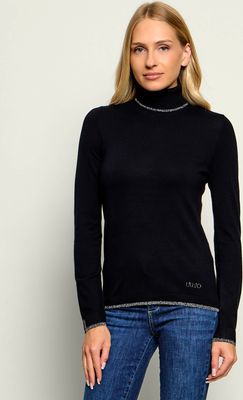 Sweter damski casual Liu Jo ze sklepu: Gomez Fashion Store w kategorii: Swetry damskie - zdjęcie 874714-BD9-10338_LJ264W000106222