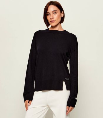Sweter damski Liu Jo ze sklepu: Gomez Fashion Store w kategorii: Swetry damskie - zdjęcie 874714-BD9-10338_LJ264W000114222