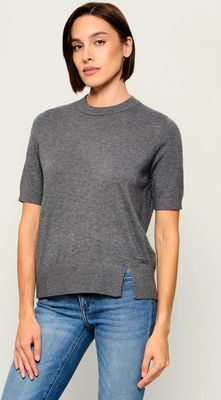 Sweter damski na wiosnę casual Liu Jo ze sklepu: Gomez Fashion Store w kategorii: Swetry damskie - zdjęcie 874714-BD9-10338_LJ264W00011534Q
