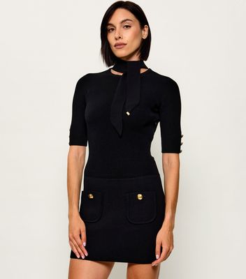 Elisabetta Franchi - Sukienka casual ze sklepu: Gomez Fashion Store w kategorii: Sukienki - zdjęcie 874714-BD9-10338_EF264W000068110