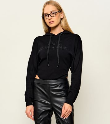 Bluza damska w stylu młodzieżowym Elisabetta Franchi ze sklepu: Gomez Fashion Store w kategorii: Bluzy damskie - zdjęcie 874714-BD9-10338_EF264W000080110
