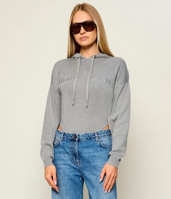 Bluza damska młodzieżowa Elisabetta Franchi ze sklepu: Gomez Fashion Store w kategorii: Bluzy damskie - zdjęcie 874714-BD9-10338_EF264W000080188