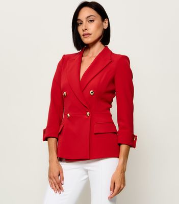 Marynarka na wiosnę Elisabetta Franchi ze sklepu: Gomez Fashion Store w kategorii: Marynarki damskie - zdjęcie 874714-BD9-10338_EF264W000097183