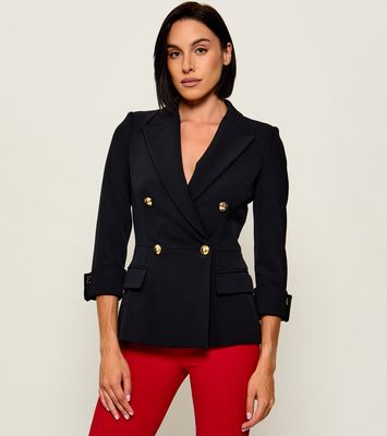 Elisabetta Franchi - Marynarka elegancki ze sklepu: Gomez Fashion Store w kategorii: Marynarki damskie - zdjęcie 874714-BD9-10338_EF264W000097110