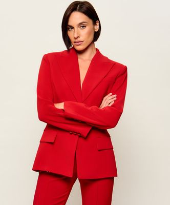 Elisabetta Franchi - Marynarka ze sklepu: Gomez Fashion Store w kategorii: Marynarki damskie - zdjęcie 874714-BD9-10338_EF264W000100183