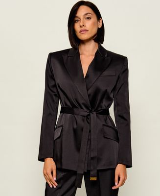 Marynarka jesienny Elisabetta Franchi ze sklepu: Gomez Fashion Store w kategorii: Marynarki damskie - zdjęcie 874714-BD9-10338_EF264W000102110
