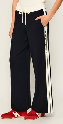 Spodnie damskie jesienne Elisabetta Franchi ze sklepu: Gomez Fashion Store w kategorii: Spodnie damskie - zdjęcie 874714-BD9-10338_EF264W000113585