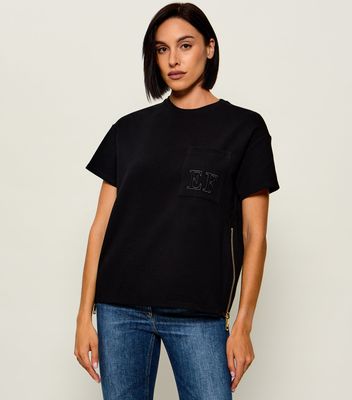 Elisabetta Franchi - Bluzka damska na wiosnę młodzieżowa ze sklepu: Gomez Fashion Store w kategorii: Bluzki damskie - zdjęcie 874714-BD9-10338_EF264W000115110