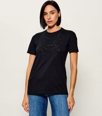Bluzka damska Elisabetta Franchi ze sklepu: Gomez Fashion Store w kategorii: Bluzki damskie - zdjęcie 874714-BD9-10338_EF264W000120110