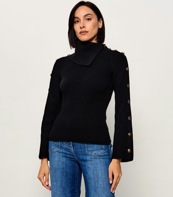 Sweter damski Elisabetta Franchi ze sklepu: Gomez Fashion Store w kategorii: Swetry damskie - zdjęcie 874714-BD9-10338_EF264W000126110