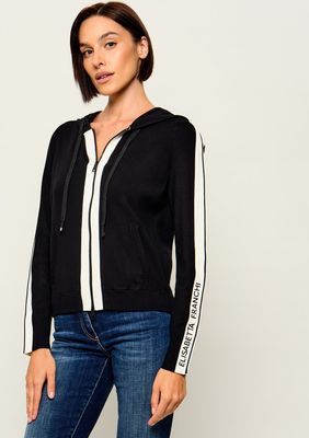 Bluza damska jesienna Elisabetta Franchi ze sklepu: Gomez Fashion Store w kategorii: Bluzy damskie - zdjęcie 874714-BD9-10338_EF264W000130585
