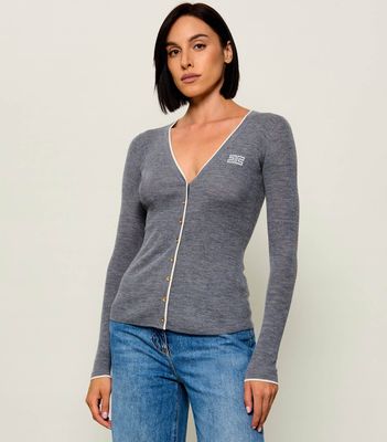 Sweter damski zimowy Elisabetta Franchi ze sklepu: Gomez Fashion Store w kategorii: Swetry damskie - zdjęcie 874714-BD9-10338_EF264W000131196